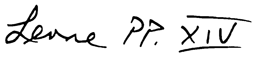 Nomen omen La firma di Papa Leone XIV